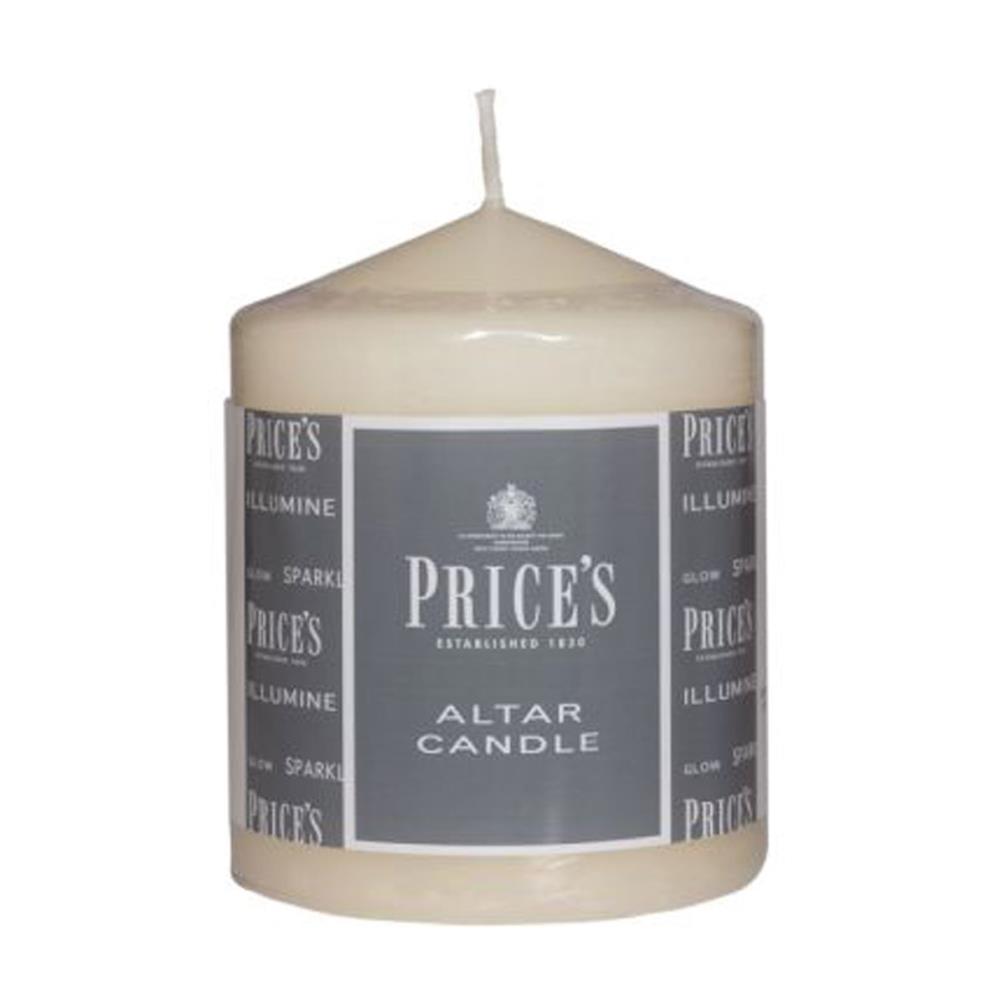 Price's Ivory Pillar Candle 10cm x 8cm £5.09